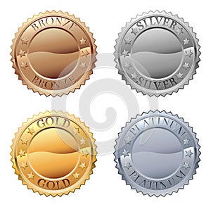 Medals Icon Set