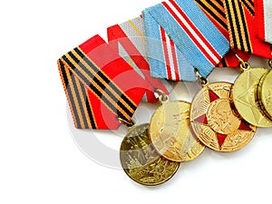 Medals for winning the war.