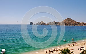 Medano Beach, Cabo view of Lands End