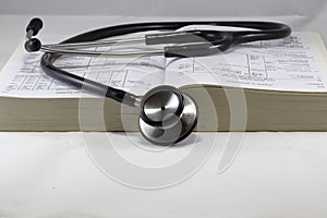 Medcal book stathescope