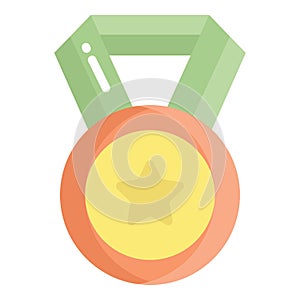 meddle vector flat icon, school and education icon