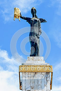 Medea statueat europe Square in old town Batumi Georgia photo