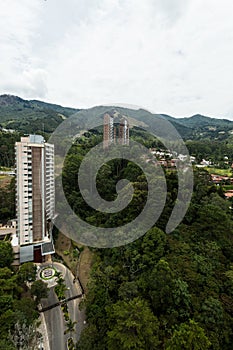 Medellin, Antioquia / Colombia; August 31, 2019: neighborhood called el poblado. photo