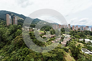 Medellin, Antioquia / Colombia; August 31, 2019: neighborhood called el poblado. photo