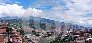 Medellin antioquia from the comuna 13. photo