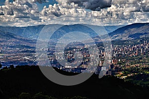 Medellin Colombia city scape