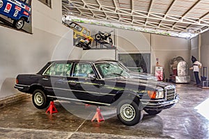 Open-air museum of the famous drug dealer Pablo Escobar in Medellin Colombia