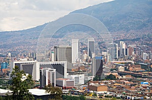 Medellin downtown photo