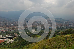 Medellin skyline, Colombia