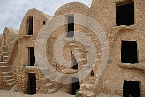 Medenine (Tunisia) : traditional Ksour (Berber Fortified Granary)