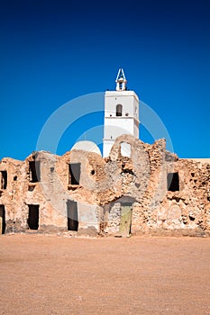 Medenine Tunisia : traditional Ksour Berber Fortified Granary