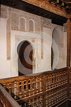 Medersa Ben Youssef. Interior. Marrakesh . Morocco