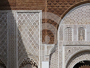 Medersa Ben Youssef. Marrakech. Maroc.