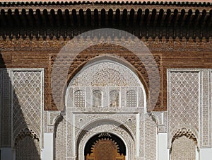 Medersa Ben Youssef. Marrakech. Maroc. photo