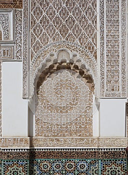 Medersa Ben Youssef. Marrakech. Maroc. photo