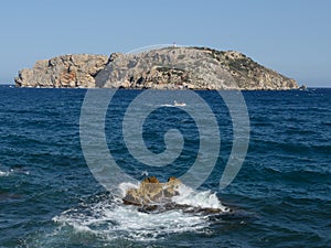 The Medes Islands archipelago is part of the Montgri, Estartit, Spain