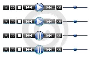 Media Controls/Rollover Buttons photo