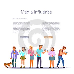 Media influence concept