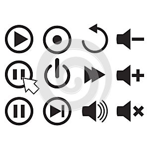 Media Player button icons