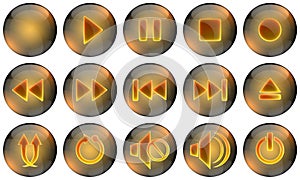 Media Player Buttons