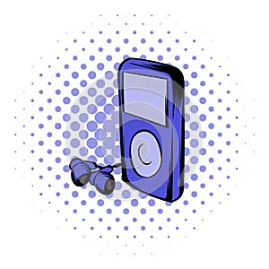 Media player comics icon