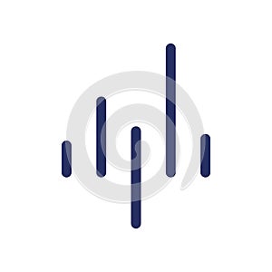 Media player equalizer white black glyph ui icon