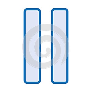 Media player pause button icon