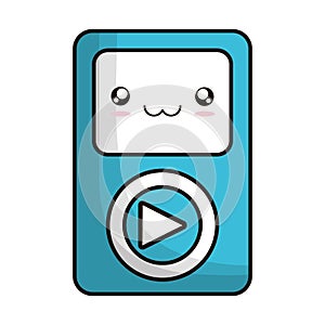 Media player portable isolated icon