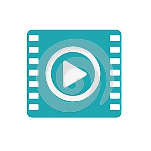 Media player portable isolated icon