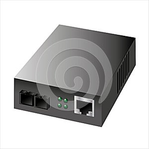 Mediaconverter optical converter is a compact active network equipment