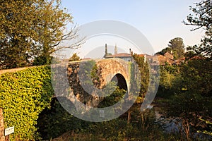 Mediaeval bridge in Furelos