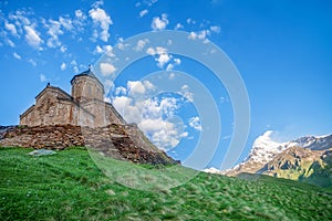 Mediaeval Church in mountains