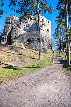 Mediaeval ruins of Valecov Castle