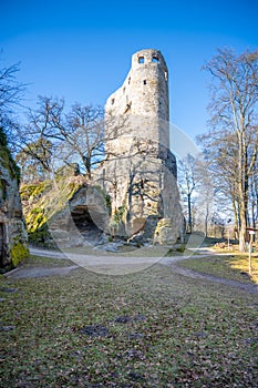 Mediaeval ruins of Valecov Castle