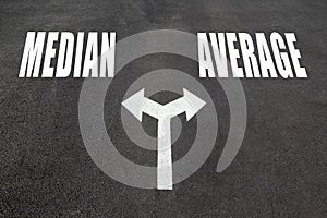 Median vs average choice concept