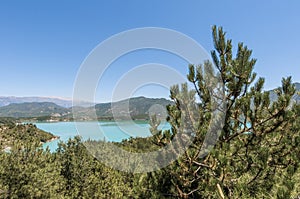 Mediano reservoir at Huesca, Spain