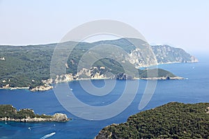 Mediaterranean landscape. Corfu island, Greece.