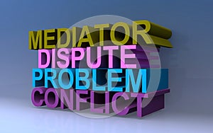 Mediator dispute problem conflict photo