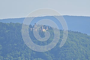 Mediawal Castle ruins in the forest Zborov Slovakia