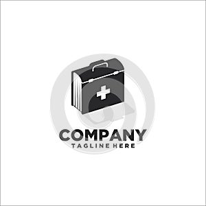 Medic Book Logo Template Vector photo