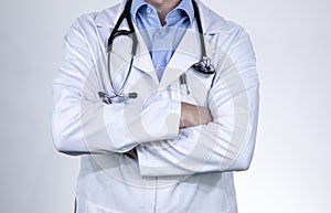 Medic professional doctor uniform and stethoscope