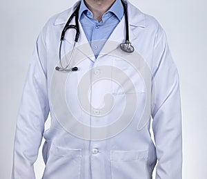 Medic professional doctor uniform and stethoscope