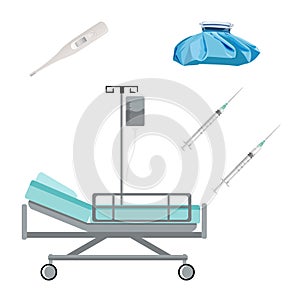 Medical accessories. Vector illustration.