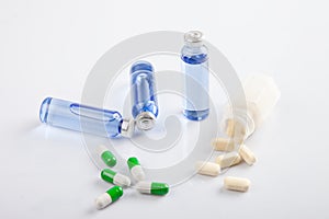 Medical ampoules,capsules and pills