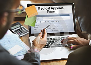 Medical Appeals Form Document Healthcare Concept