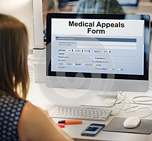 Medical Appeals Form Document Healthcare Concept