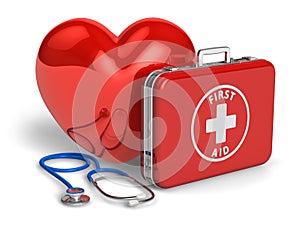 Medical assistance and cardiology concept