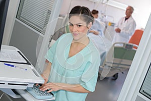 Medical assistant input records