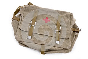 Medical bag of Soviet orderly