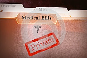 Medical Bills folder